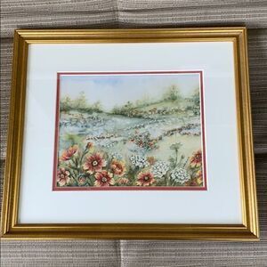 Van Hoose Floral Watercolor Framed Wall Art